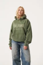 For The Culture Crystal Hoodie - Khaki Green