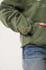 For The Culture Crystal Hoodie - Khaki Green