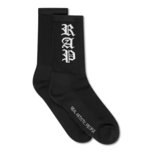 RAP logo socks - Black