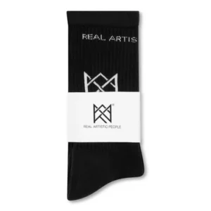 Crown Icon Socks - Black