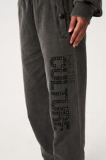 For The Culture Crystal Sweatpants - Charcoal