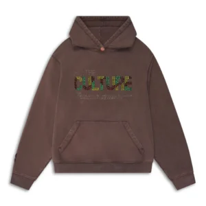 For The Culture Crystal Hoodie - Chocolate Brown