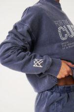 For The Culture Crystal Sweatshirt - Navy