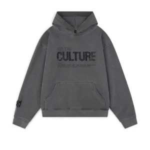 For The Culture Crystal Hoodie - Charcoal