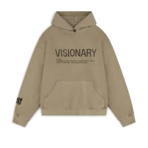 Visionary Crystal Hoodie - Clay