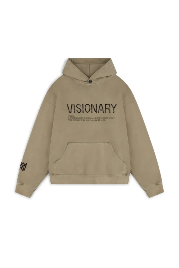 Visionary Crystal Hoodie - Clay