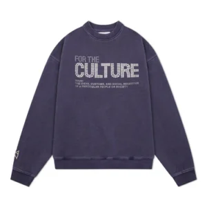 For The Culture Crystal Sweatshirt - Navy