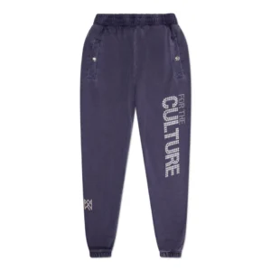 For The Culture Crystal Sweatpants - Navy