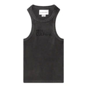 For The Culture Crystal Tank Top - Charcoal Grey