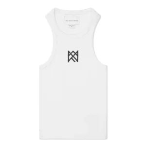 Crown Icon Tank Top - White