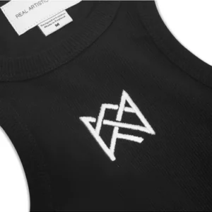 Crown Icon Tank Top - Black