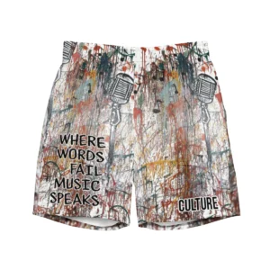 Where Words Fail Men's Swim Trunks